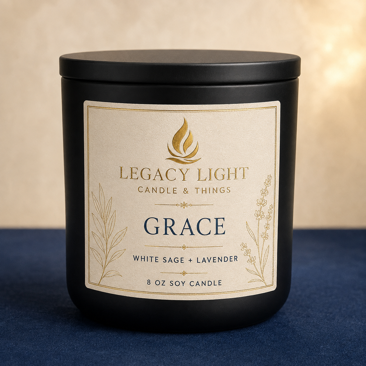 Legacy Light 8 oz Soy Candle