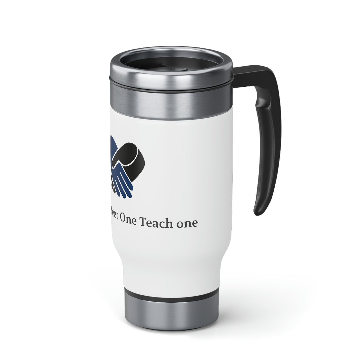 Stainless Steel Travel Mug with Handle, 14oz